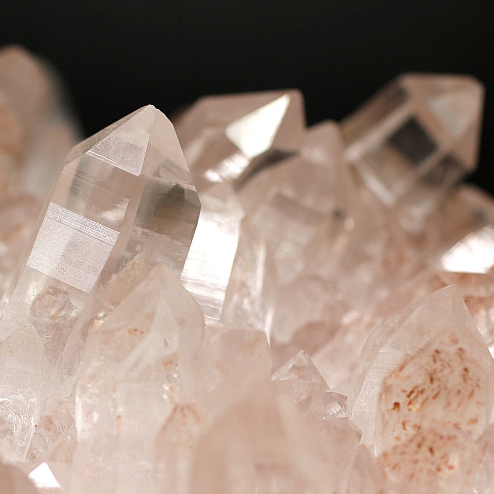 特別価格/高品質・インド/マニカラン産]ヒマラヤ水晶クラスター/原石