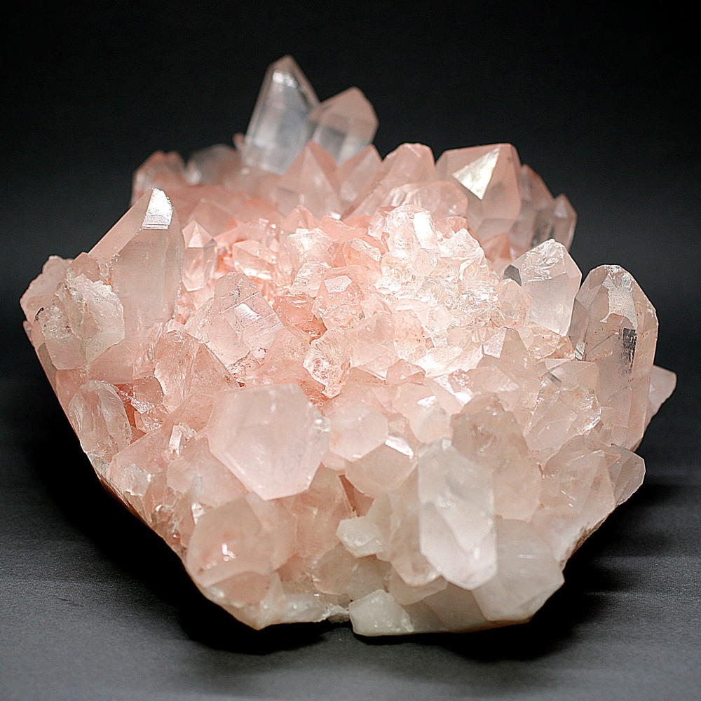 特別価格/インド/マニカラン産]ヒマラヤ水晶クラスター/原石（鮮やかな