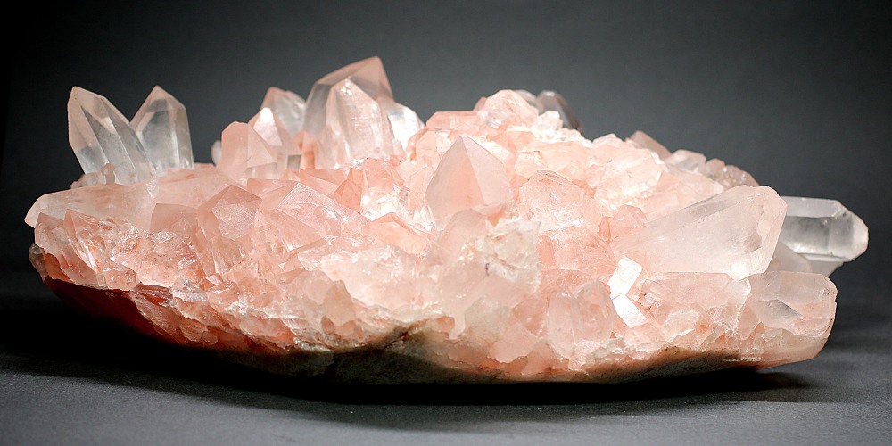 特別価格/インド/マニカラン産]ヒマラヤ水晶クラスター/原石（鮮やかな