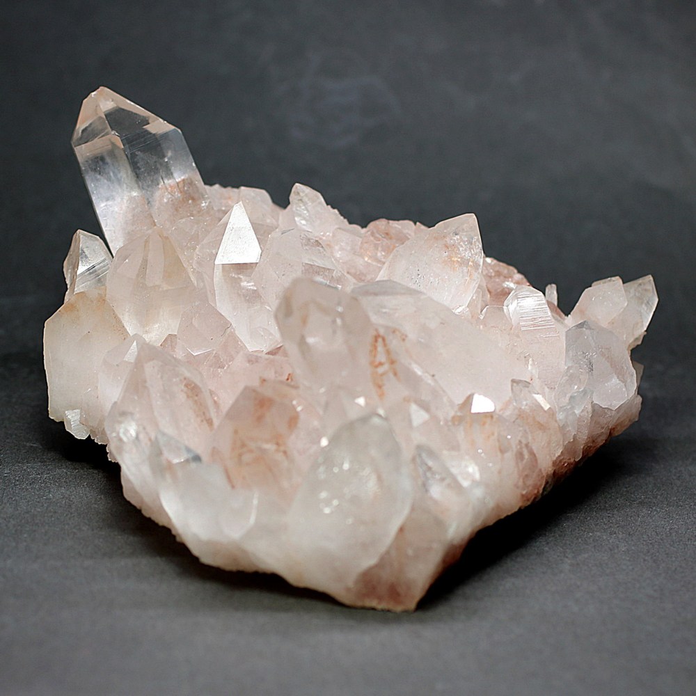 高品質++・マニカラン産]ヒマヤラ水晶クラスター/原石（レコード