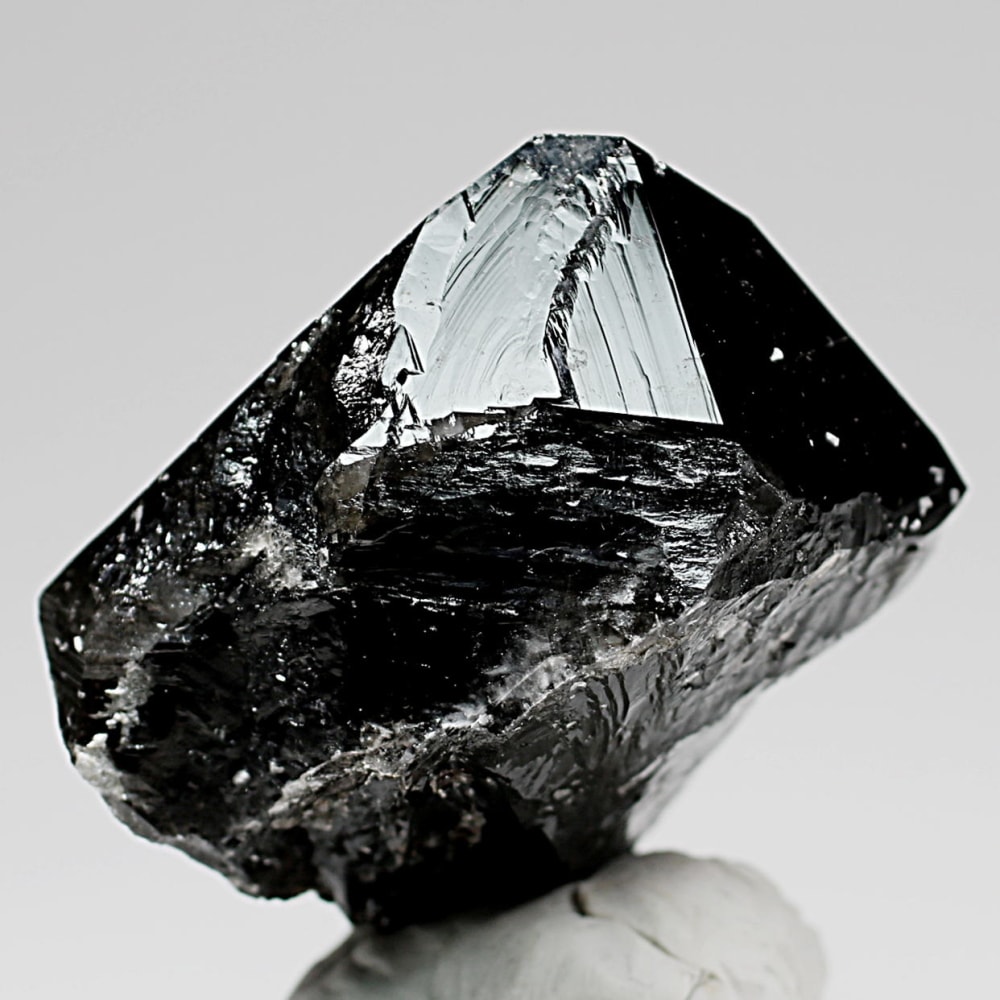 山東省産]天然モリオン原石（黒水晶ナチュラルポイント） - 埼玉県吉川