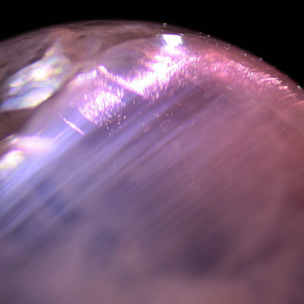 高品質]ピンクエンジェルラダークォーツ丸玉/スフィア（直径29.2mm