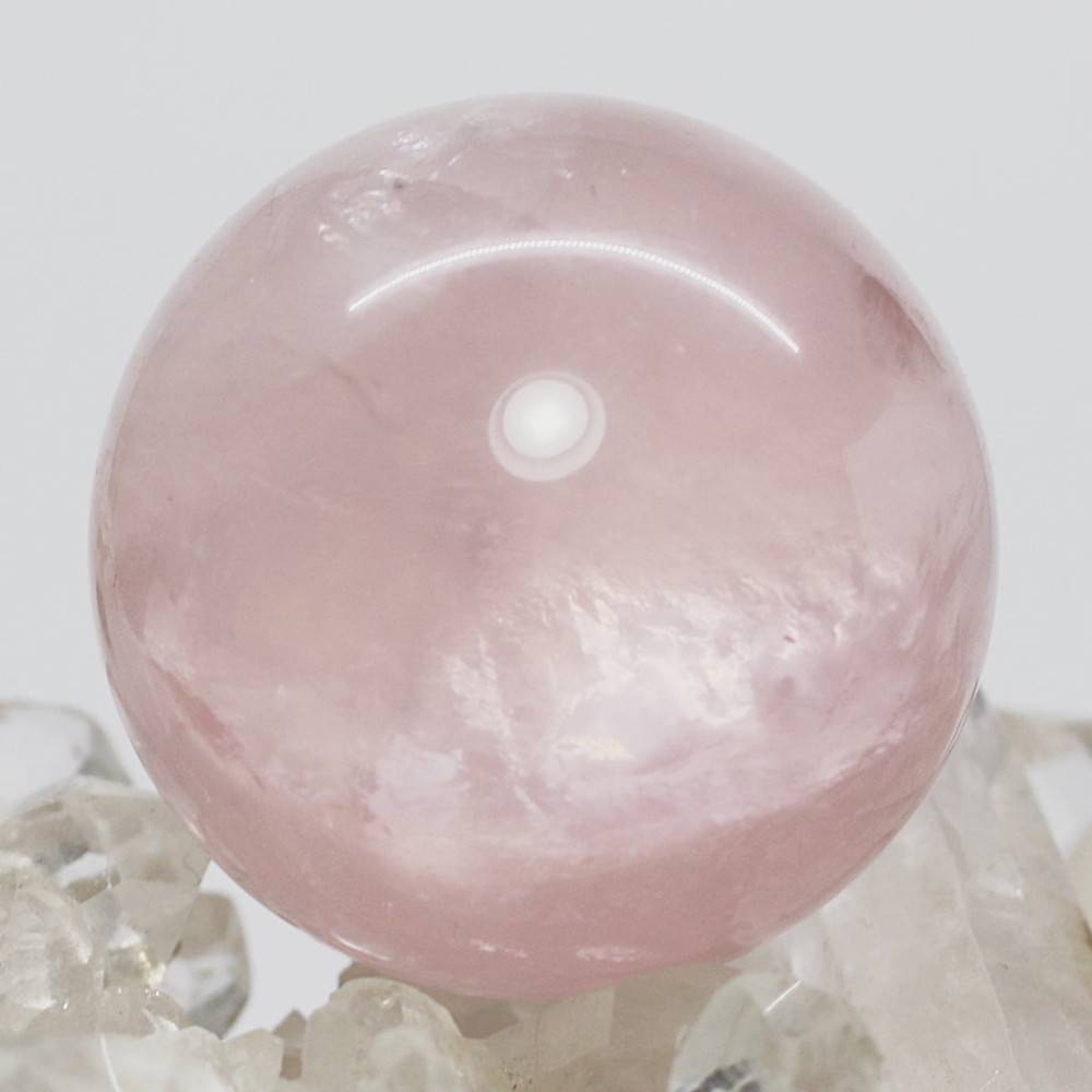マダガスカル産]スターローズクォーツ丸玉/スフィア（直径35.3mm