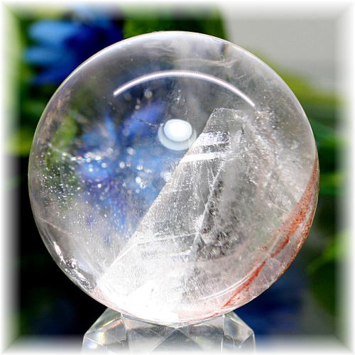 レア！・マダガスカル産]クォーツインクォーツ丸玉/スフィア（球体直径