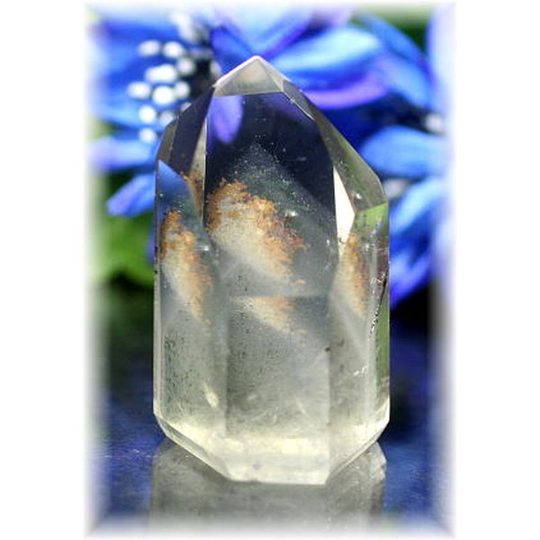 ブラジル産]ファントムガーデンクォーツポリッシュポイント（ガーデン