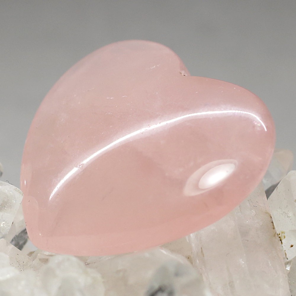 ブラジル産]ローズクォーツハートシェイプ - 埼玉県吉川市の天然石専門
