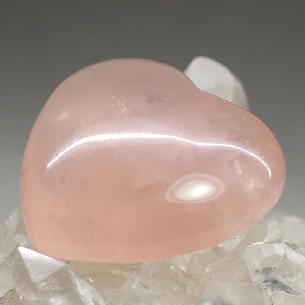 ブラジル産]ローズクォーツハートシェイプ - 埼玉県吉川市の天然石専門