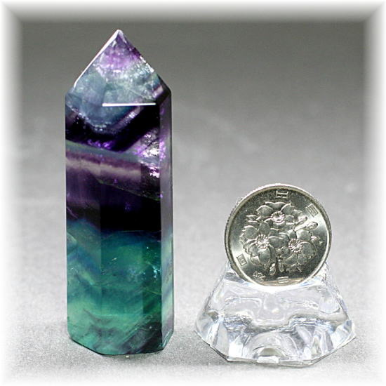 レインボーフローライトポリッシュポイント - 埼玉県吉川市の天然石