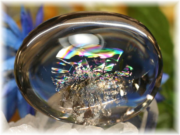 ブラジル産]レインボー入りスモーキーシトリンフリーフォーム - 埼玉県