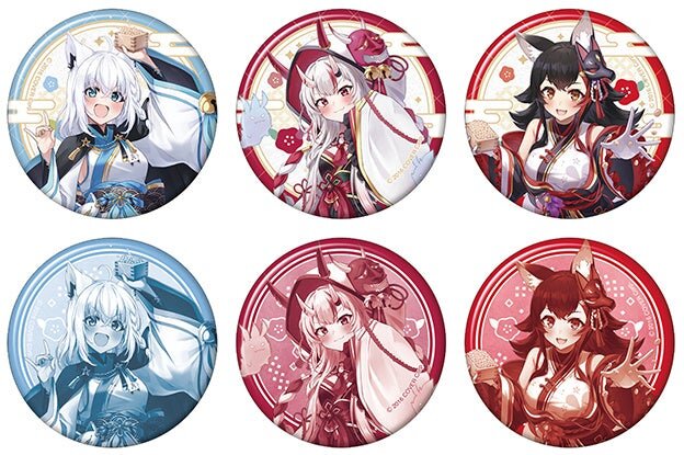 ホロライブ・白上フブキ、大神ミオ、百鬼あやめの節分衣装がかわいい