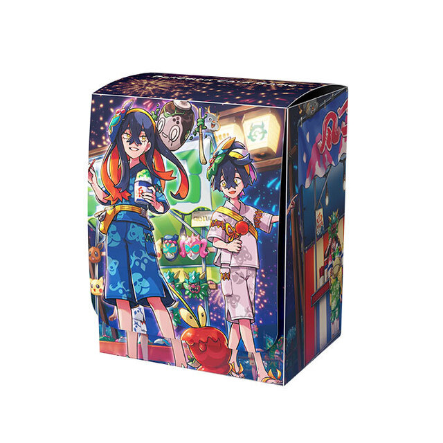 お祭りを楽しむ“ゼイユ＆スグリ”のプレイマットも！『ポケカ』4月26日