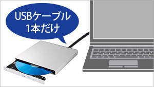 EX-BD03シリーズ | USB 3.0／2.0対応 ポータブルブルーレイドライブ