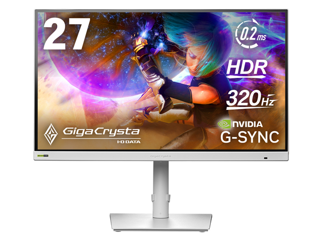 EX-GDQ271RAシリーズ | 320Hz＆WQHD対応27型ゲーミングモニター