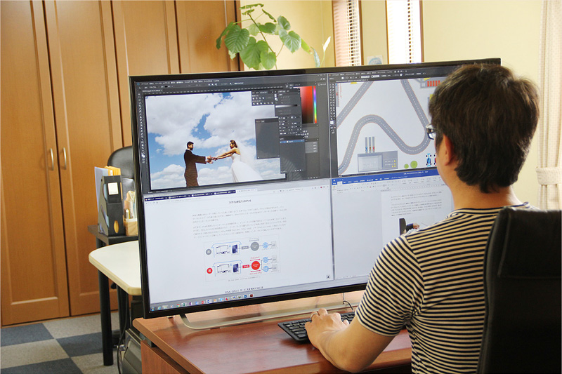 LCD-AHU431XDB | 4K対応＆広視野角ADSパネル採用 43型（可視領域42.5型