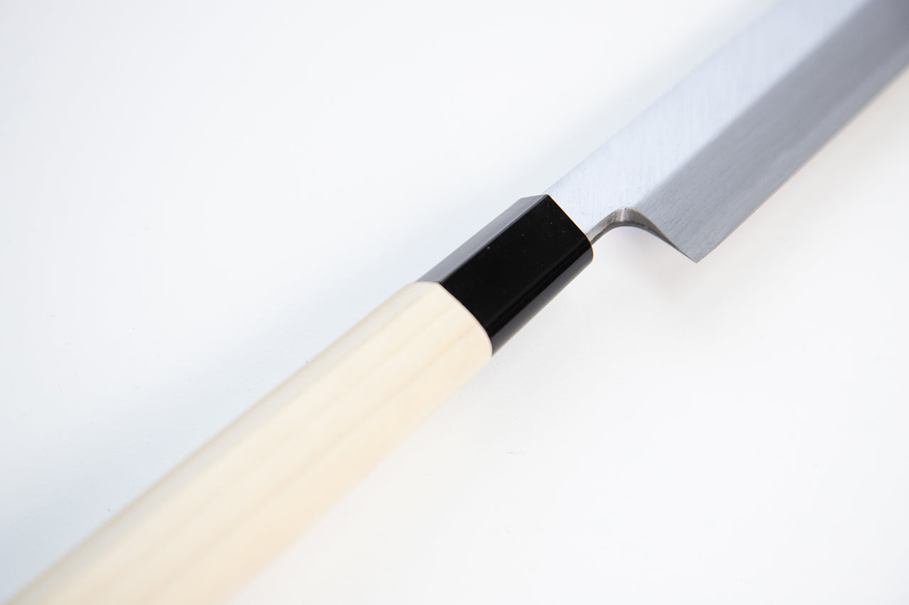 堺一文字光秀 SK4鋼 霞研 柳刃包丁180mm