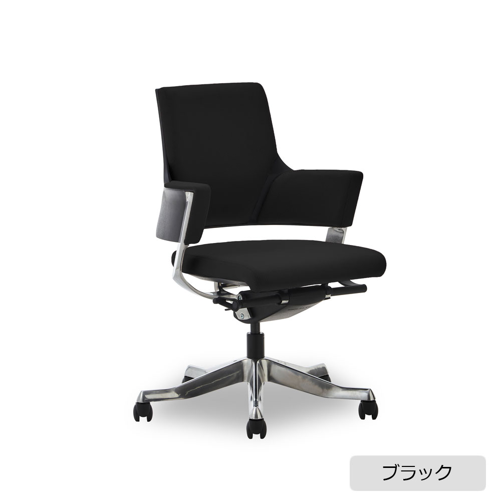 デスクチェア「Delphi（デルフィ）」ローバック ファブリック 全4色