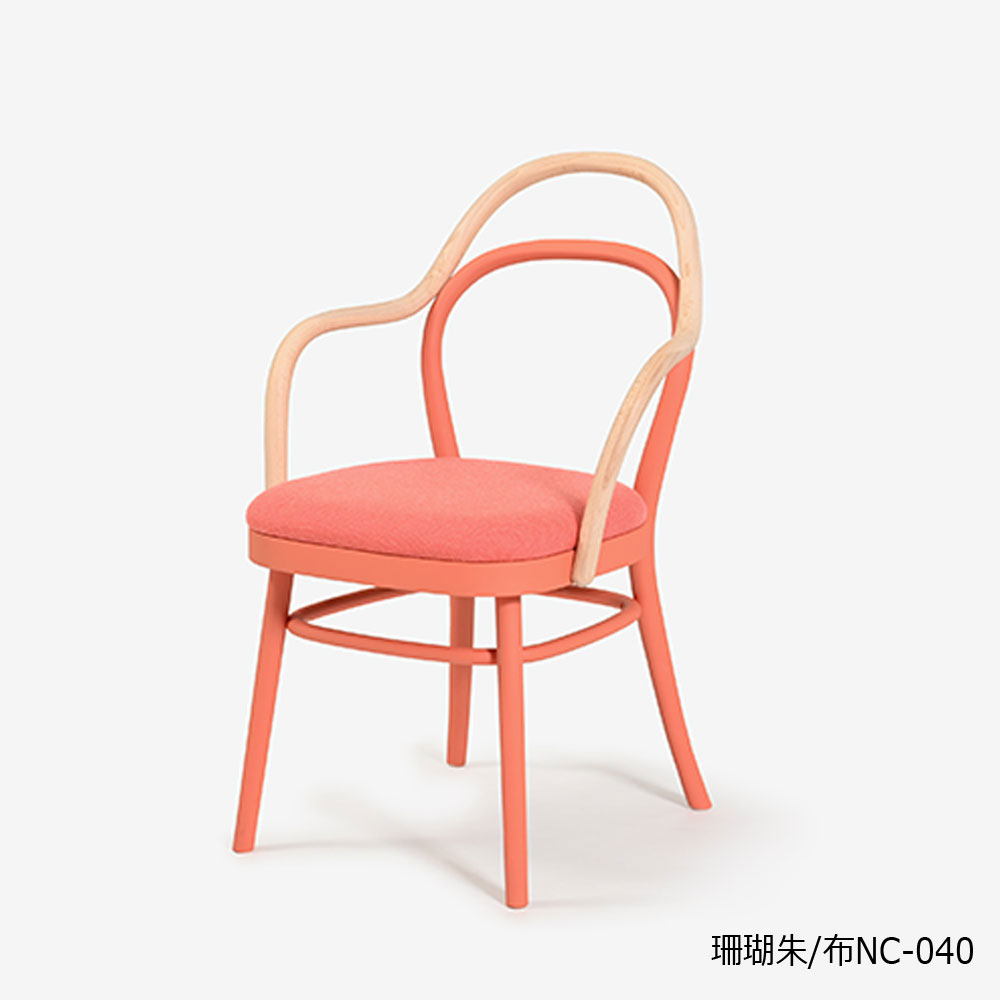 秋田木工 ダイニングチェア「magekko(まげっこ)」ブナ材 カラータイプ