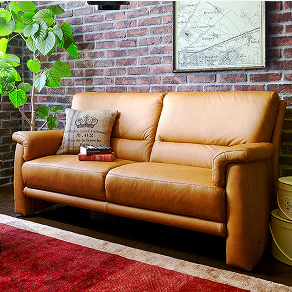 himolla（ヒモラ）ソファ 3人掛け「ベルク model.9002」幅188cm 革#24