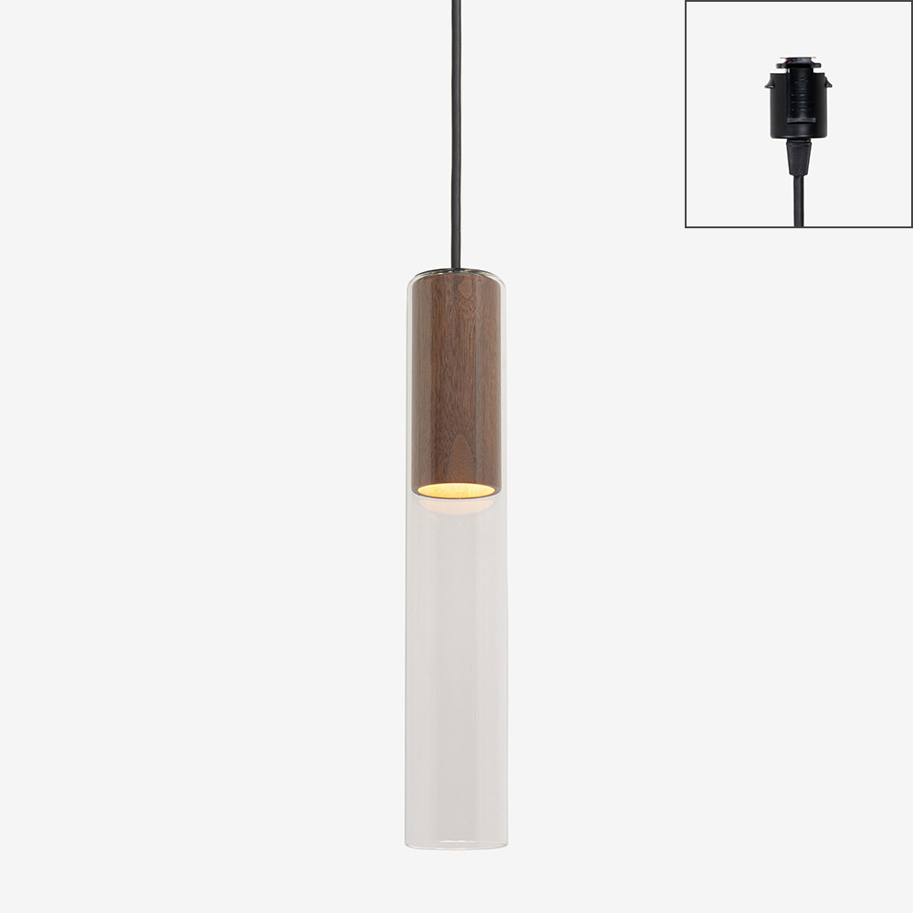 ペンダント「SUMICA マーンス SAP-019-1L」ナラ材 ランプ別売【ダクト