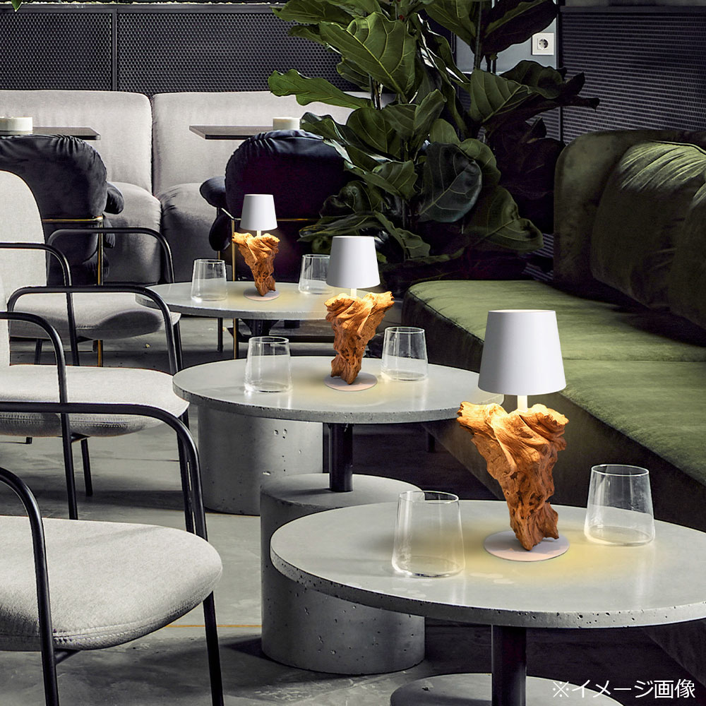 テーブルスタンド「OTH-SERA-WH」ポータブルLEDスタンド USB充電式