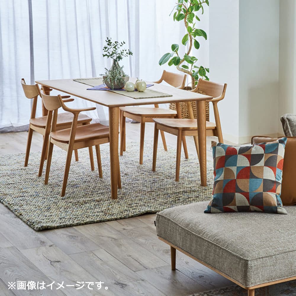 浜本工芸 ダイニングテーブル「DT-7004」幅150cm オーク材ナチュラル色