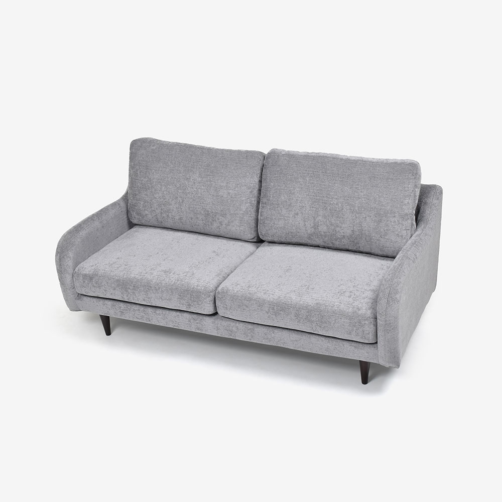 ラブソファ 2人掛け「CAS-D」幅160cm 布#SPメオピューター 脚部全3色