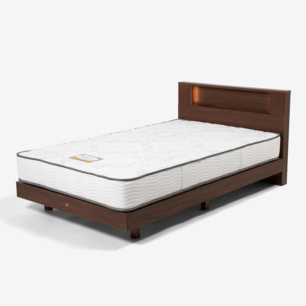 SIMMONS（シモンズ）ベッドフレーム「オラール スリムシェルフ」ダブル