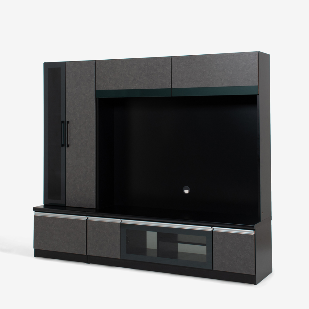 テレビボード 2点セット「エスタード」幅214cm（テレビボード