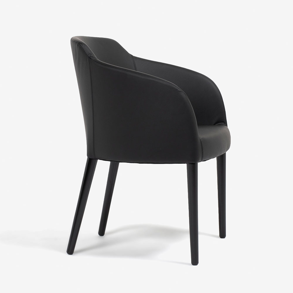 erba（エルバイタリア）ダイニングチェア（肘付き）「エモジオーネ」革