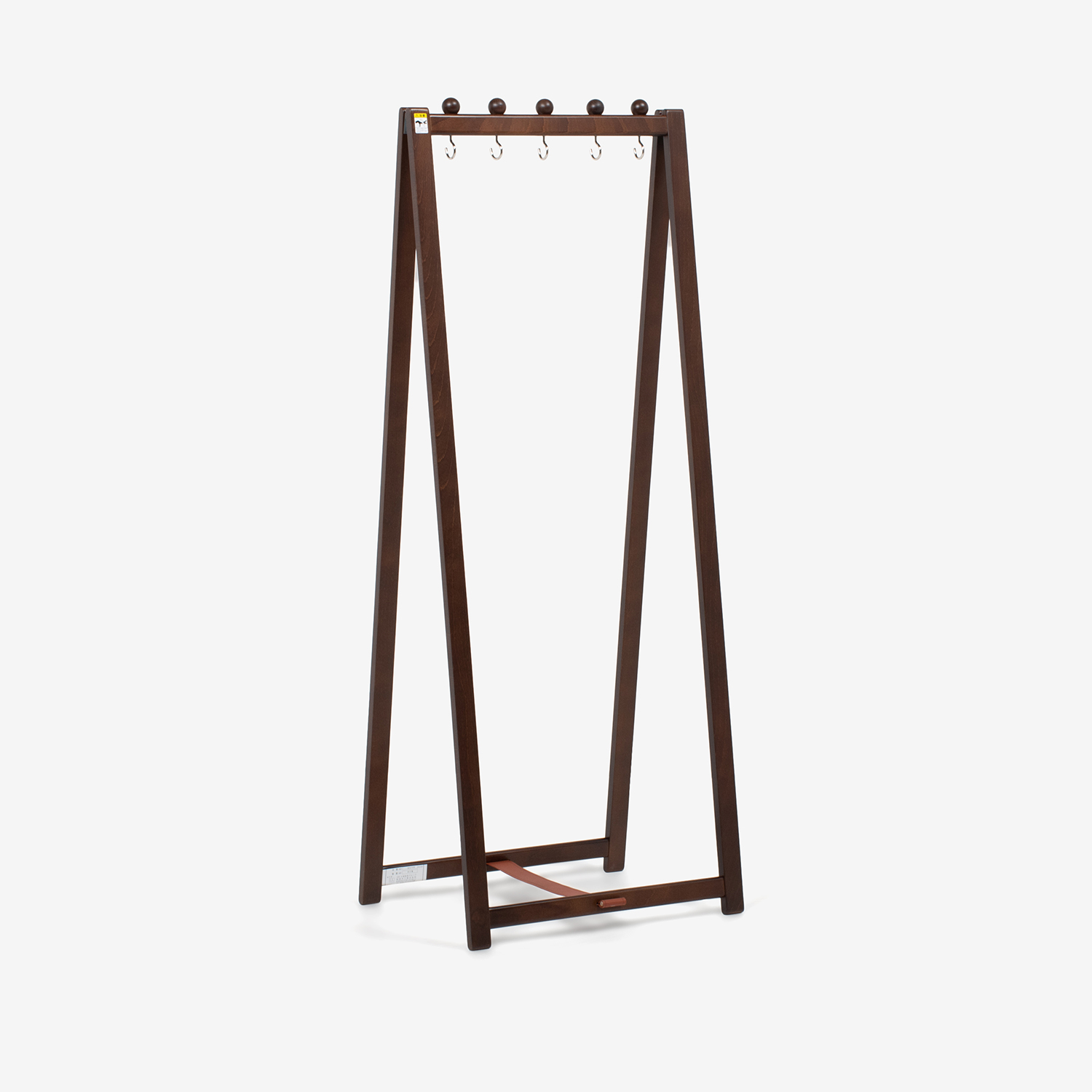 秋田木工 ハンガーラック「3000」ブナ材ウォールナット色【セール対象