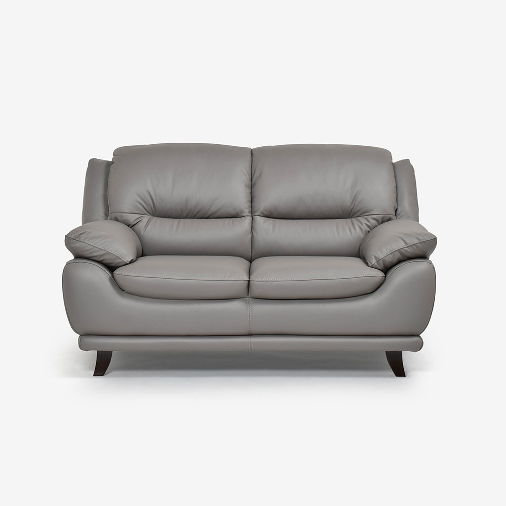 ソファ 2.5人掛け「オースチンKD」幅187cm 革#H/S-042E エレファント