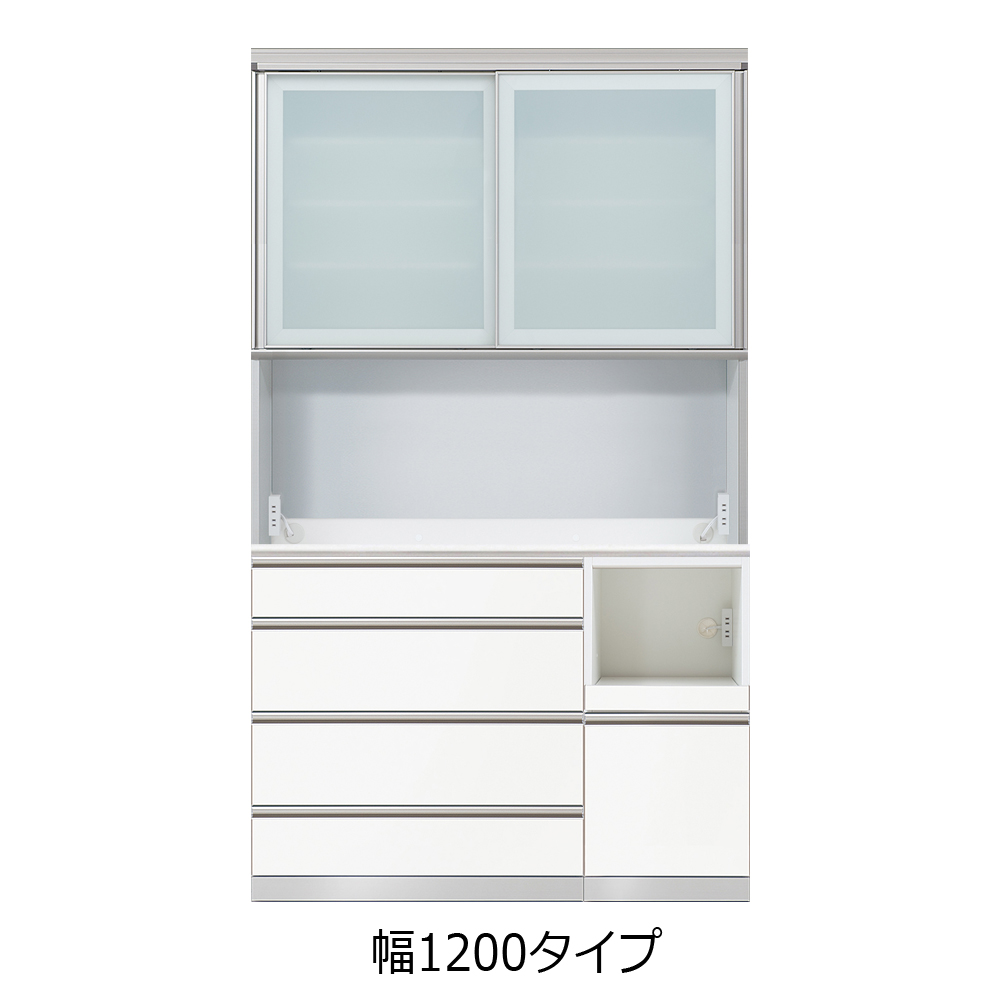 AYANO（綾野製作所）キッチンボード「クラスト」奥行45cm 高さ207cm 幅