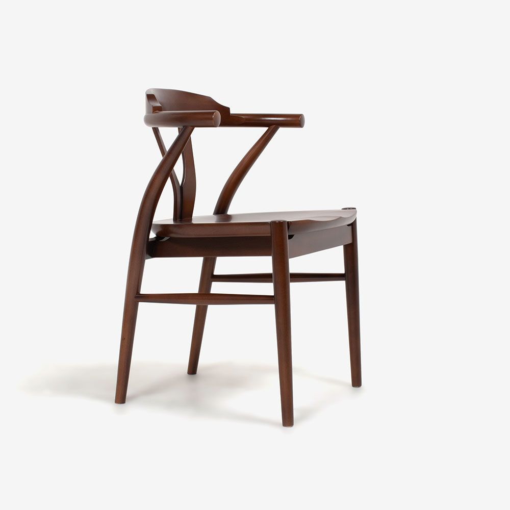 秋田木工 ダイニングチェア「AK-006」ブナ材 BWN色【セール対象品の