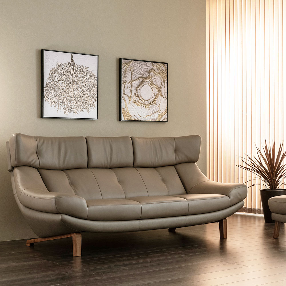 カリモク家具 ソファ 3人掛け「Z304」半革 全2色 | 【公式】大塚家具