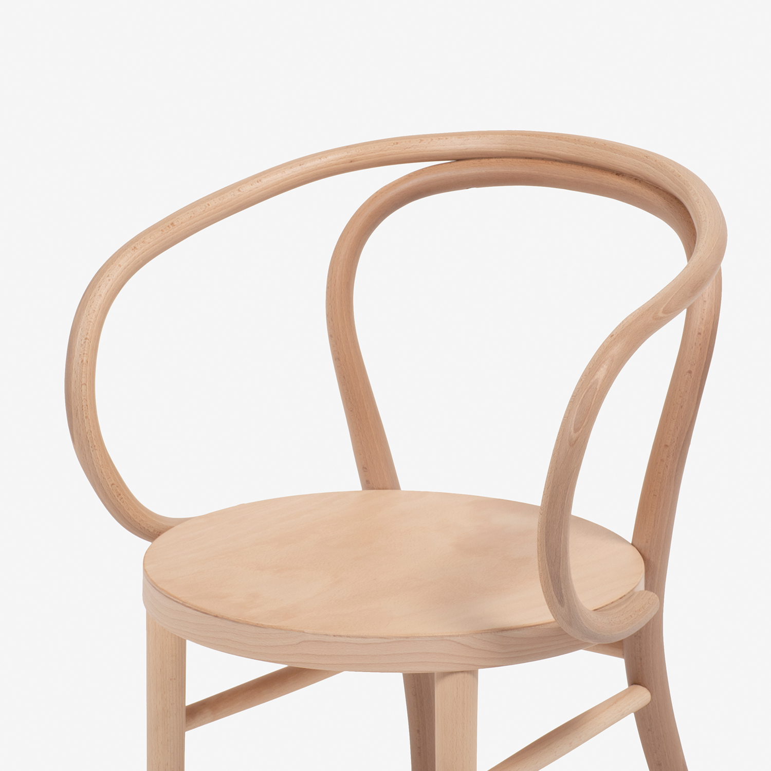 秋田木工 ダイニングチェア「508EB」 ブナ材 白木塗装【セール対象品の