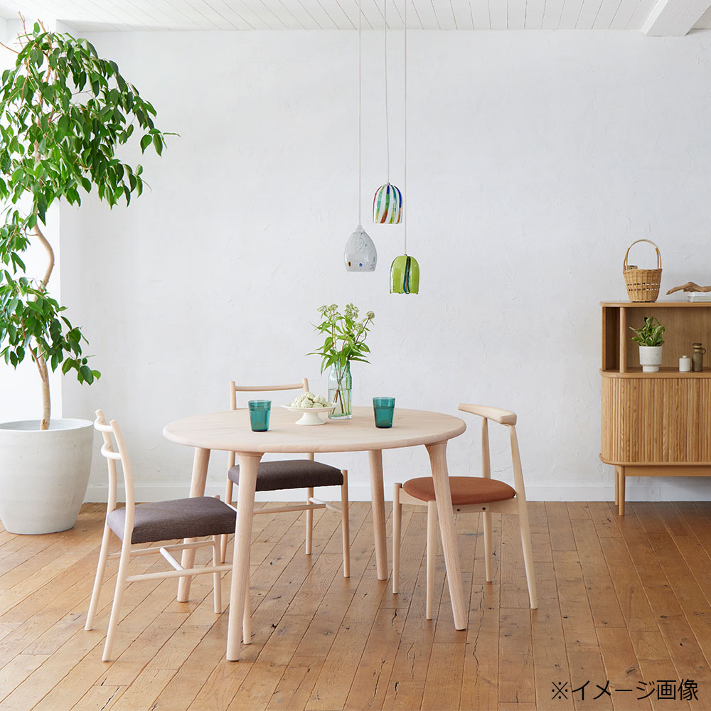 ダイニングテーブル「フィルプラス」円形 直径110cm 4本脚タイプ