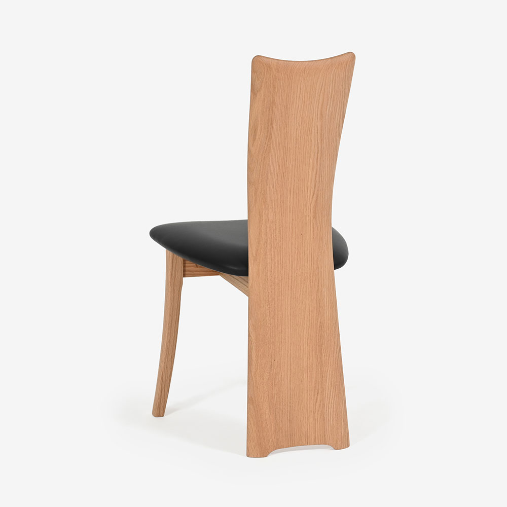 ダイニングチェア「フォルム2 OICL-201 WO」レッドオーク材WO色 合成