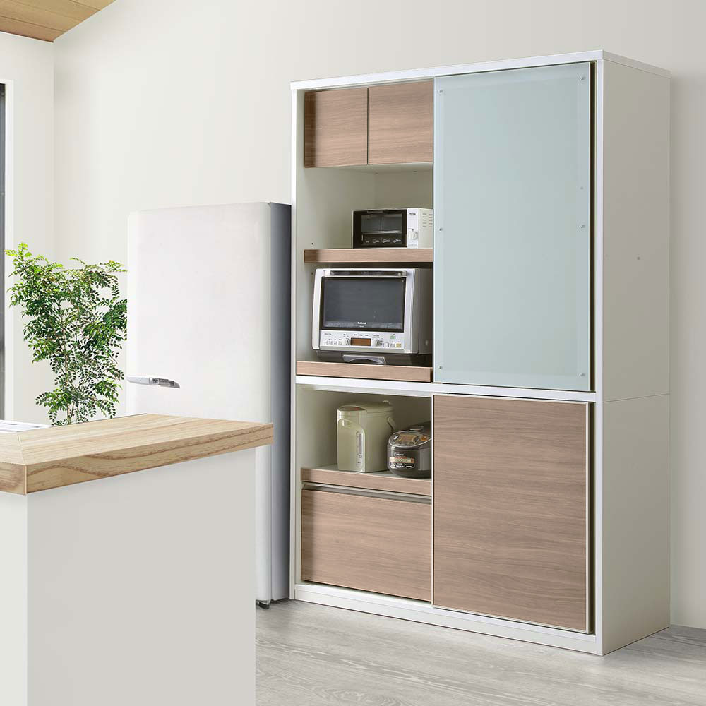 食器棚「セリエ」アーバンウォール色 奥行53cm 高さ205cm 幅全2サイズ