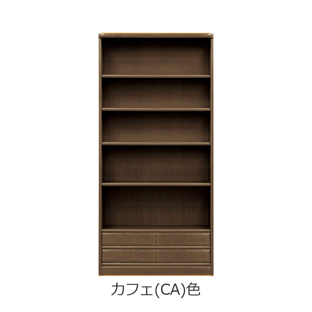 浜本工芸 書棚「No.3600D・No.3608D」オープンタイプ 幅85.1cm 高さ