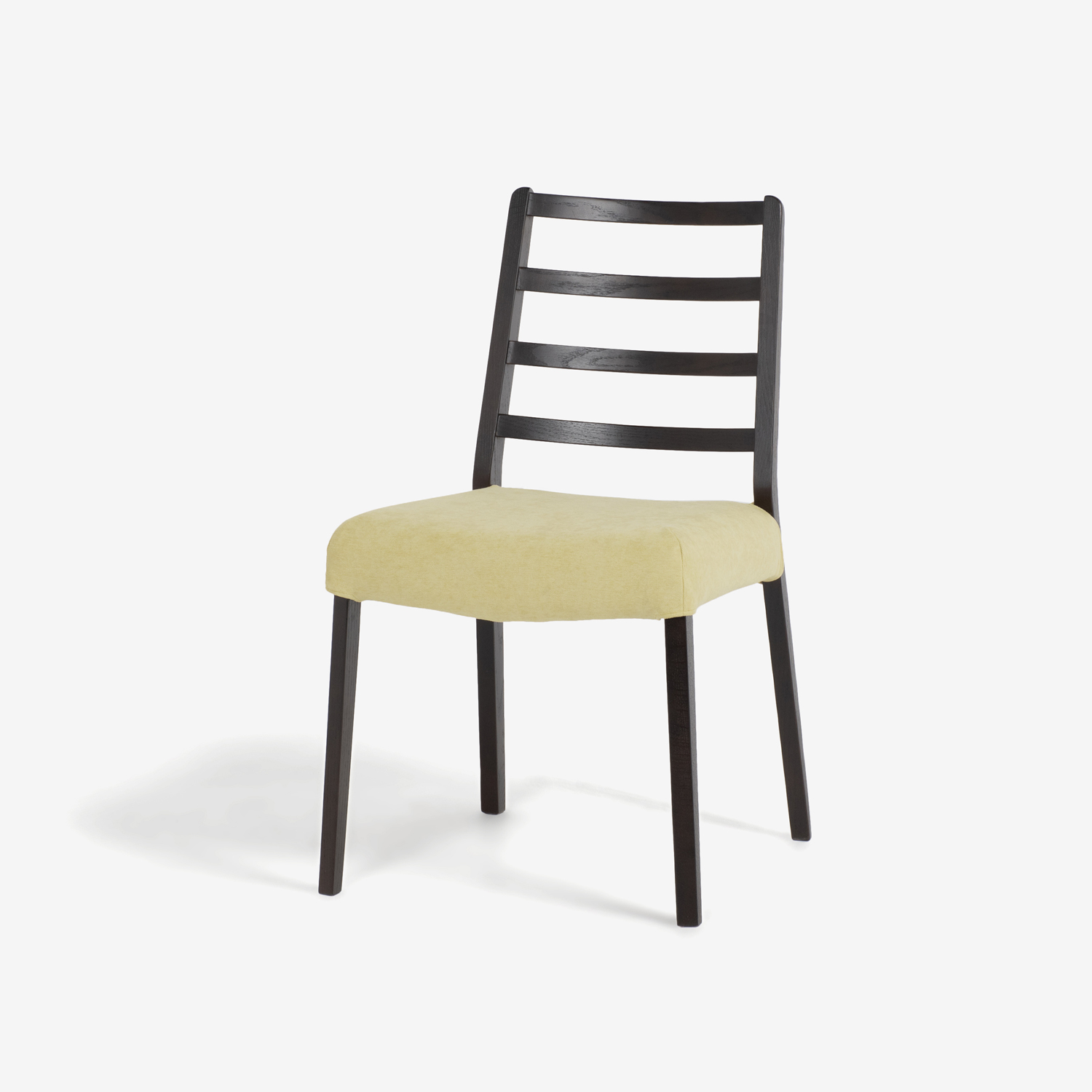 ダイニングチェア「シネマ Aタイプ」レッドオーク材 ダークブラウン色