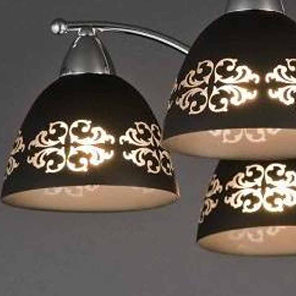 シャンデリア「SAN-4054/6BK」約8〜10畳用 ランプ別売 | 【公式】大塚