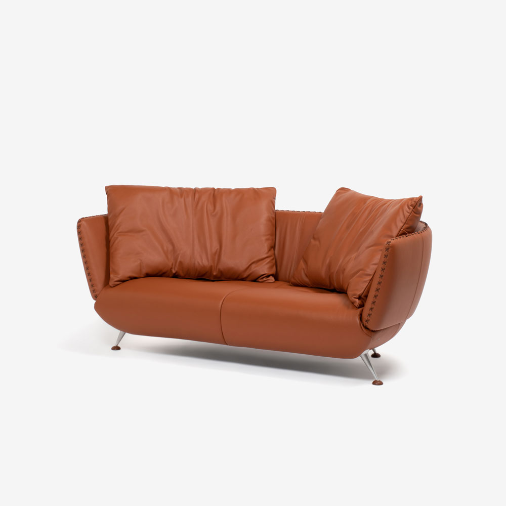 de Sede（デセデ）ソファ「DS-102/03」革レンガ色 | 【公式】大塚家具