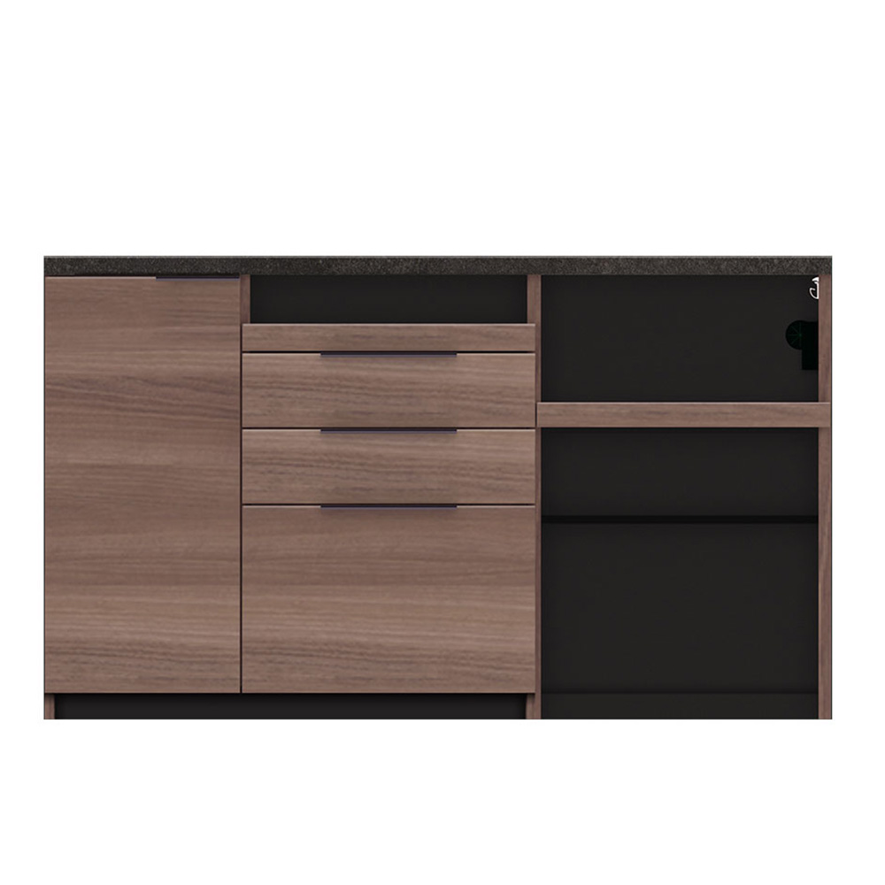 Pamouna（パモウナ）キッチンカウンター「IDA-1402R下台」幅140cm 奥行