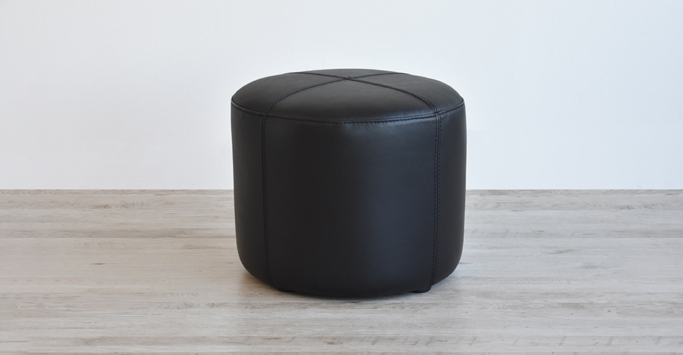 スツール「5089」丸型 革ブラック色 #J-023C | 【公式】大塚家具