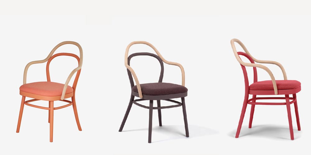 秋田木工 ダイニングチェア「magekko(まげっこ)」ブナ材 カラータイプ