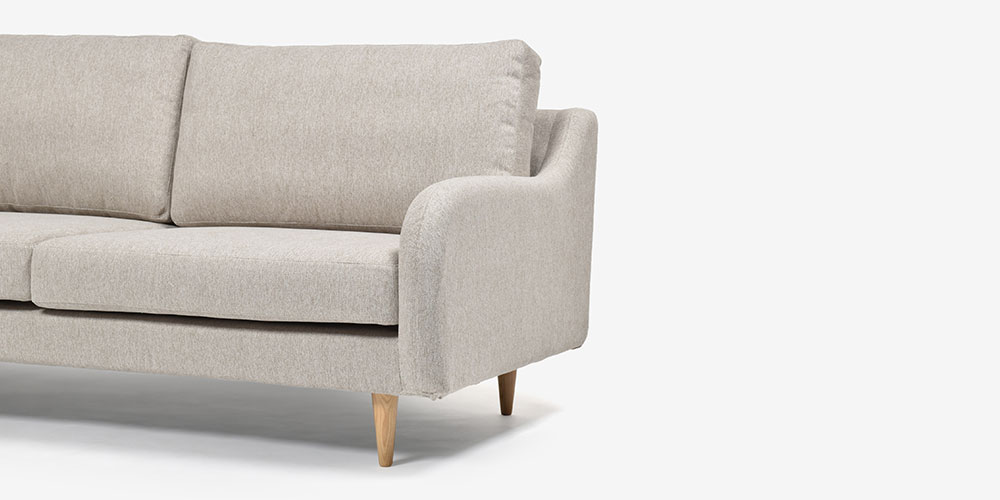 M♢10月セール 良品 IDC大塚取扱 himora3人掛けソファオットマン付き