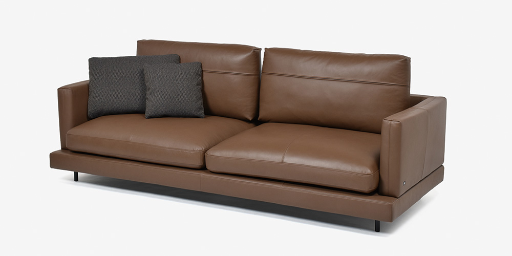 ROLF BENZ（ロルフベンツ）ソファ「RB60 SINA」幅238cm 革＃42.203