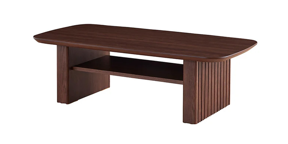 センターテーブル「ルーク2」ウォールナット色（WN）全2サイズ