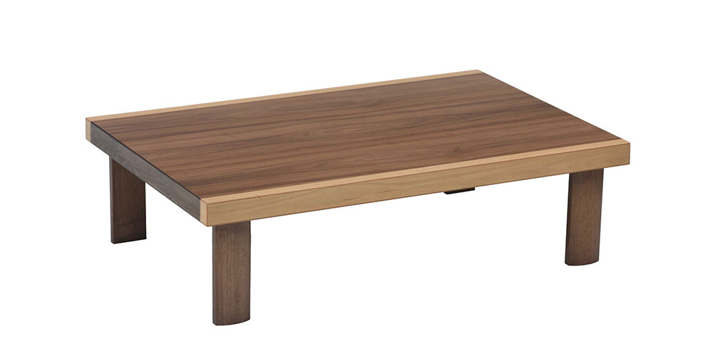 座卓「ベック」幅120cm ウォールナット材/オーク材 | 【公式】大塚家具