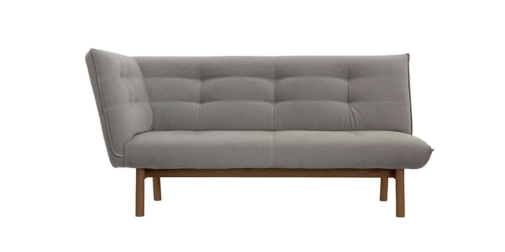 浜本工芸 ベンチ向かって左肘「WL-3008」オーク材カフェ色 ディナミカ